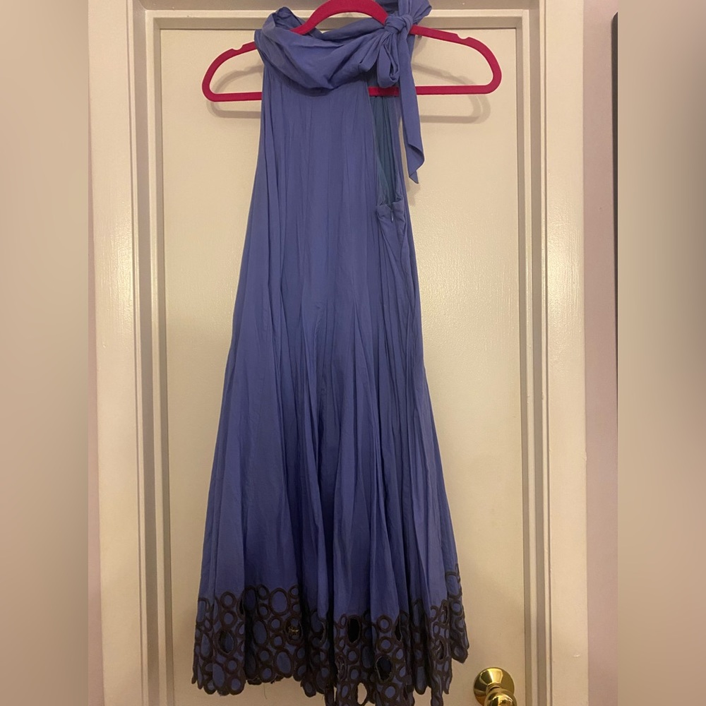 Periwinkle Dress with beautiful bottom
